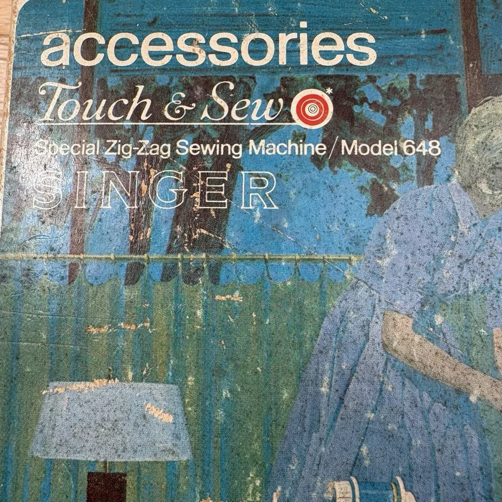 Vintage Singer Accessories Touch & Sew Kit Model No.648 Part No. 171128